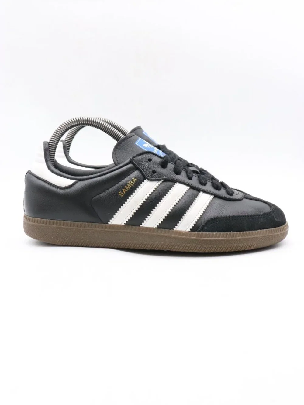 Adidas Samba OG Black Sneakers Men's 6 Women's 7 Lace Up Athletic Shoes